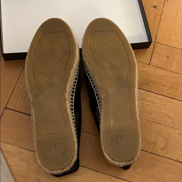Chanel Black Espadrilles 39 - Picture 7 of 8